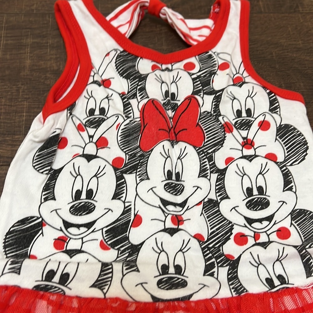 Disney's Minnie Mouse 🐭 dress with tutu bottom size2T - Picture 3 of 6